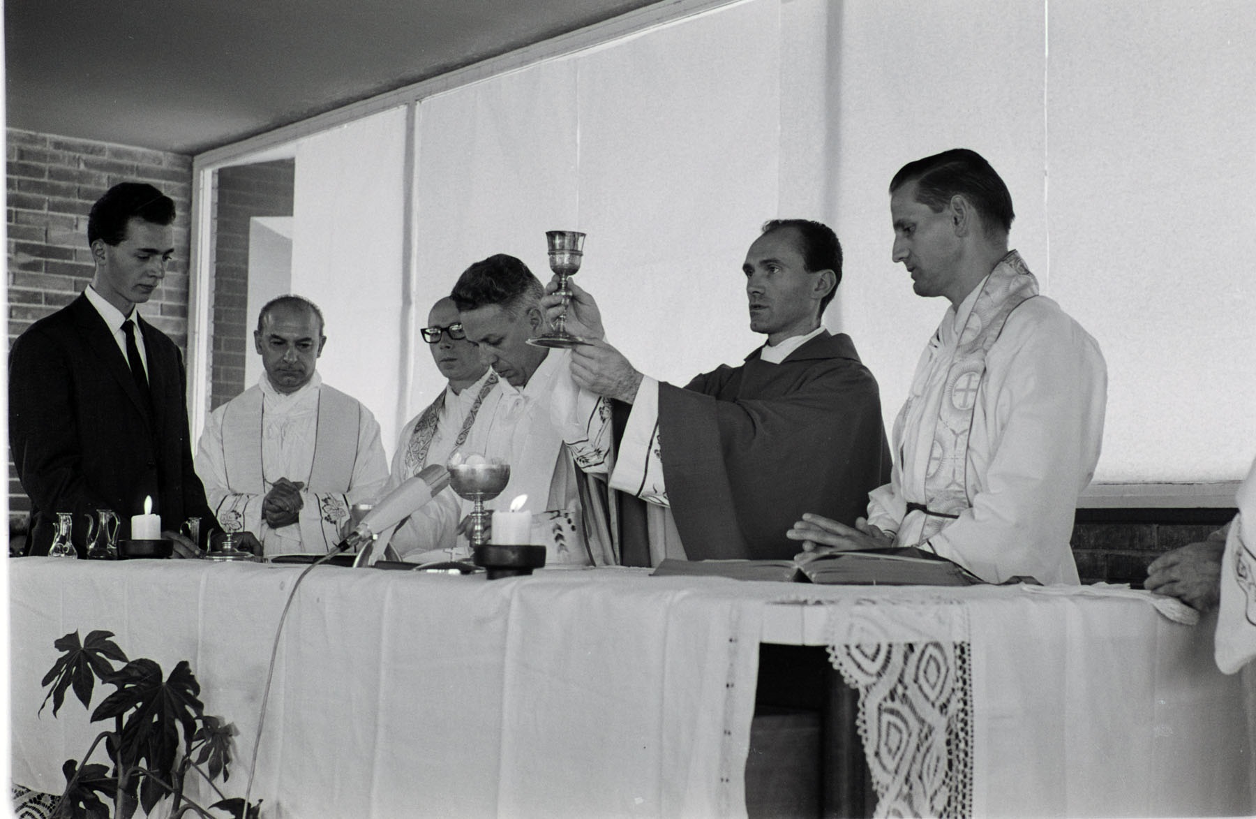 Da sinistra : Aurelio Lagorio, Antonio Petrilli, Guido Brini, Aldo Fons Stedile, Maras e Marco Tecilla